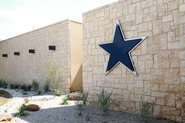 The Cowboys star on the clubhouse wall